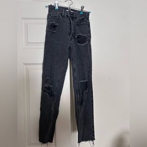 Pacsun Ultra High Rise Slim black Jeans
